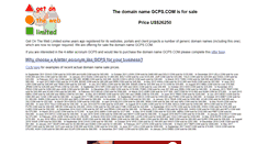 Desktop Screenshot of gcps.com