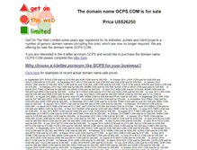 Tablet Screenshot of gcps.com